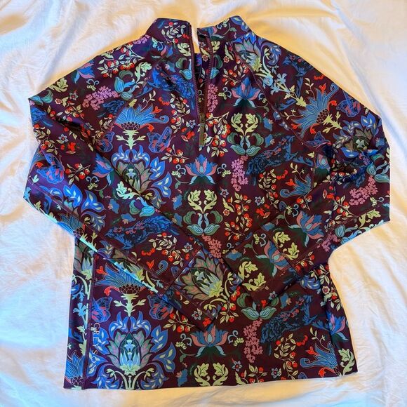 Greyson Women’s Le Vie En Rose Vesta Mock Neck Long sleeve Jacket XL - Picture 1 of 6